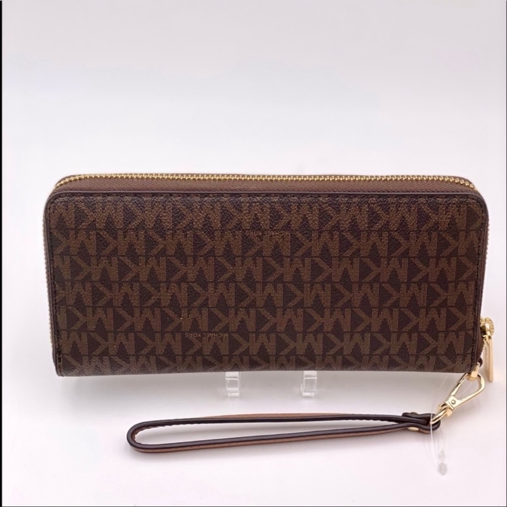 Michael Kors Large Continental Wallet Brown - Picture 5 of 9